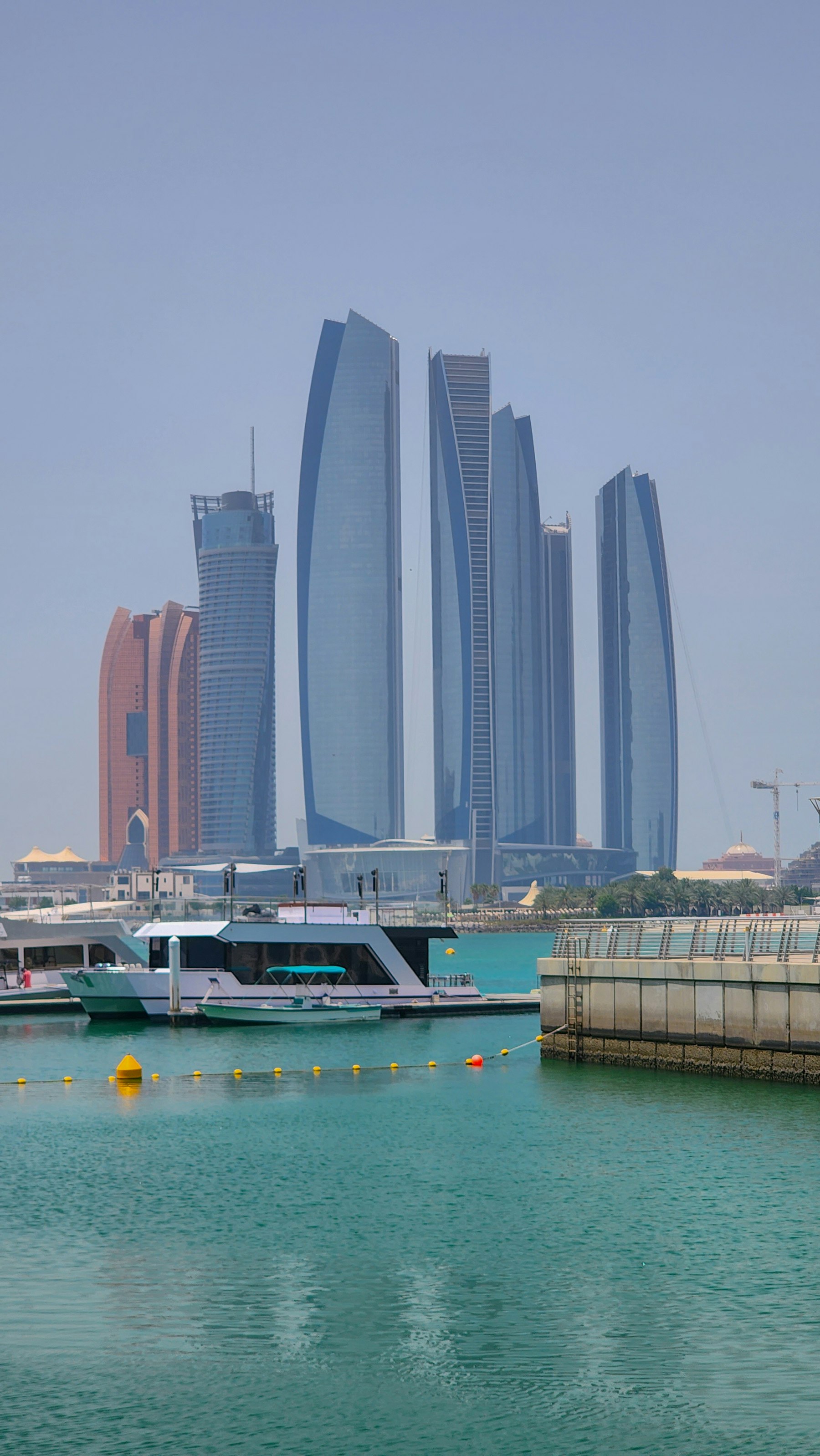 Abu Dhabi skyline and waterfront